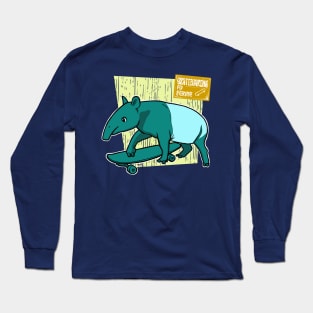 Tapir Skateboarding Long Sleeve T-Shirt